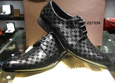 louis vuitton men's black dress shoes|Louis Vuitton diamond shoes men.